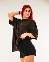 DB Signature T-Shirt Rhinestone Brown (Tall Fit)