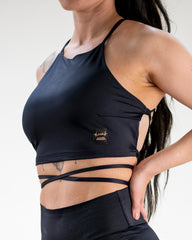 Lea Strap Top Black (2 lengths)