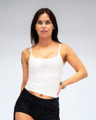 Nova Top Rhinestone White (Recycled)