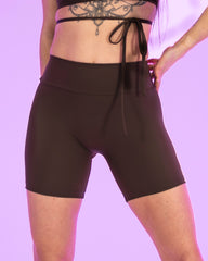 Sculpting Biker Rhinestone Chocolate Brown (Recycled)