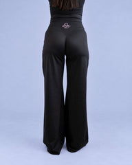 Sculpting Wide Leggins Rhinestone Black (Recycled)