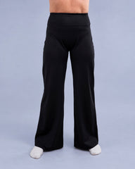 Sculpting Wide Leggins Rhinestone Black (Recycled)