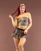 Selene Mesh Shorts Leo