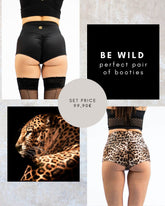 Booty Seamless Leo ♡ Black (recycled)