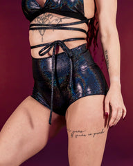 Booty Seamless Rainbow Black