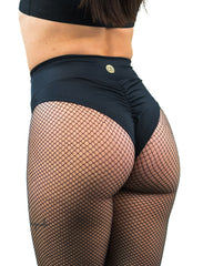 Cheeky High Cut Black (Recycled)