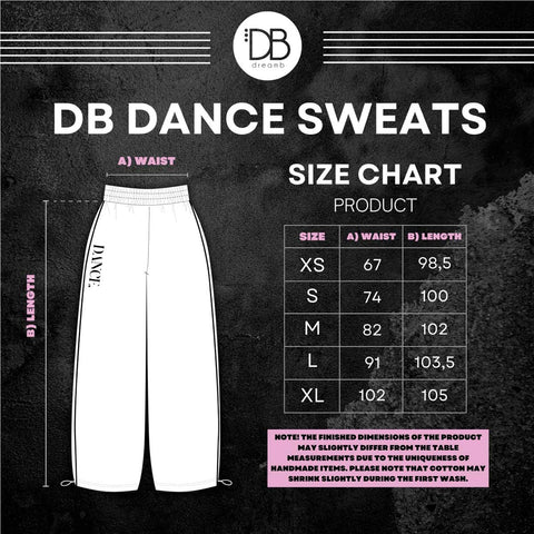 (PRE-SALE) DB Folded Dance Sweats Rhinestone Chocolate Brown