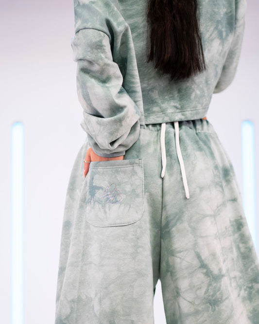 DB Dance Sweats Tie-Dye Dusty Green