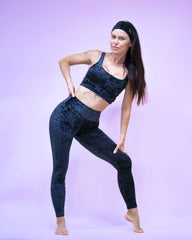 Gaia Bralette Black Velvet