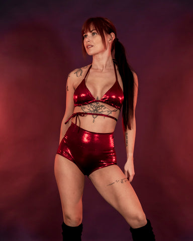 Booty Seamless Cranberry Shimmer