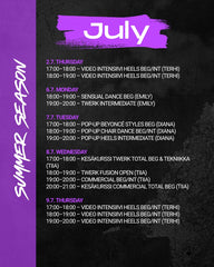 D-Dance Kesä 2026 kausikortit