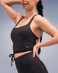 Leana Strap Top Storm Grey