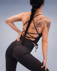 Leana Strap Top Storm Grey