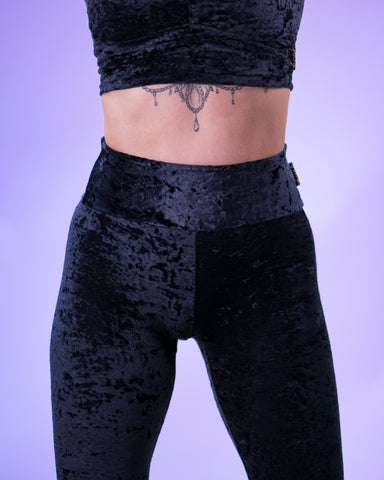 Lioness Leggins Crushed Velvet Black
