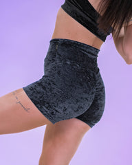 Lioness Midi Velvet Black