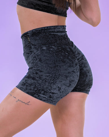 Lioness Midi Velvet Black