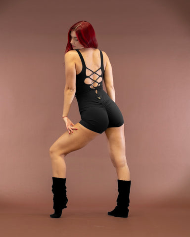 Lua Sleeveless Bodysuit Black