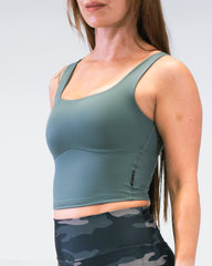 Magnolia Top Olive Green (Recycled)