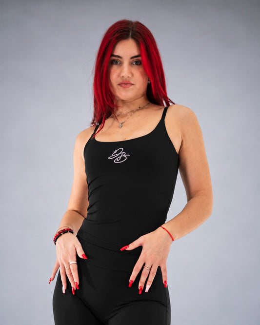 Nova Top Rhinestone Black (Recycled)