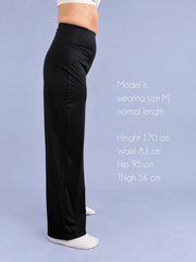 Sculpting Wide Leggins Rhinestone Black (Recycled)