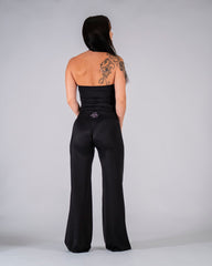 Sculpting Wide Leggins Rhinestone Black (Recycled)