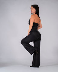 Sculpting Wide Leggins Rhinestone Black (Recycled)