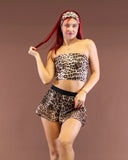 Selene Mesh Shorts Leo