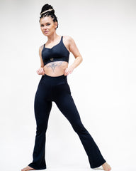 Sirena Flare Leggins Black Rib