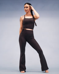 Sirena Flare Leggins Storm Grey (Recycled)