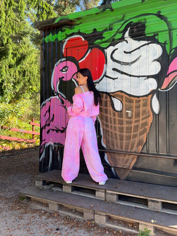 DB Dance Sweats Tie-Dye Pink