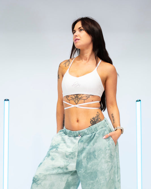 Zafira Strap Bra White (Recycled)