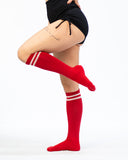 Dancers Knee Socks Red