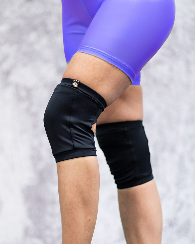 Queens Knee Pads Black (irroitettava pehmuste)