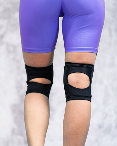 Queens Knee Pads Black (removable pad)